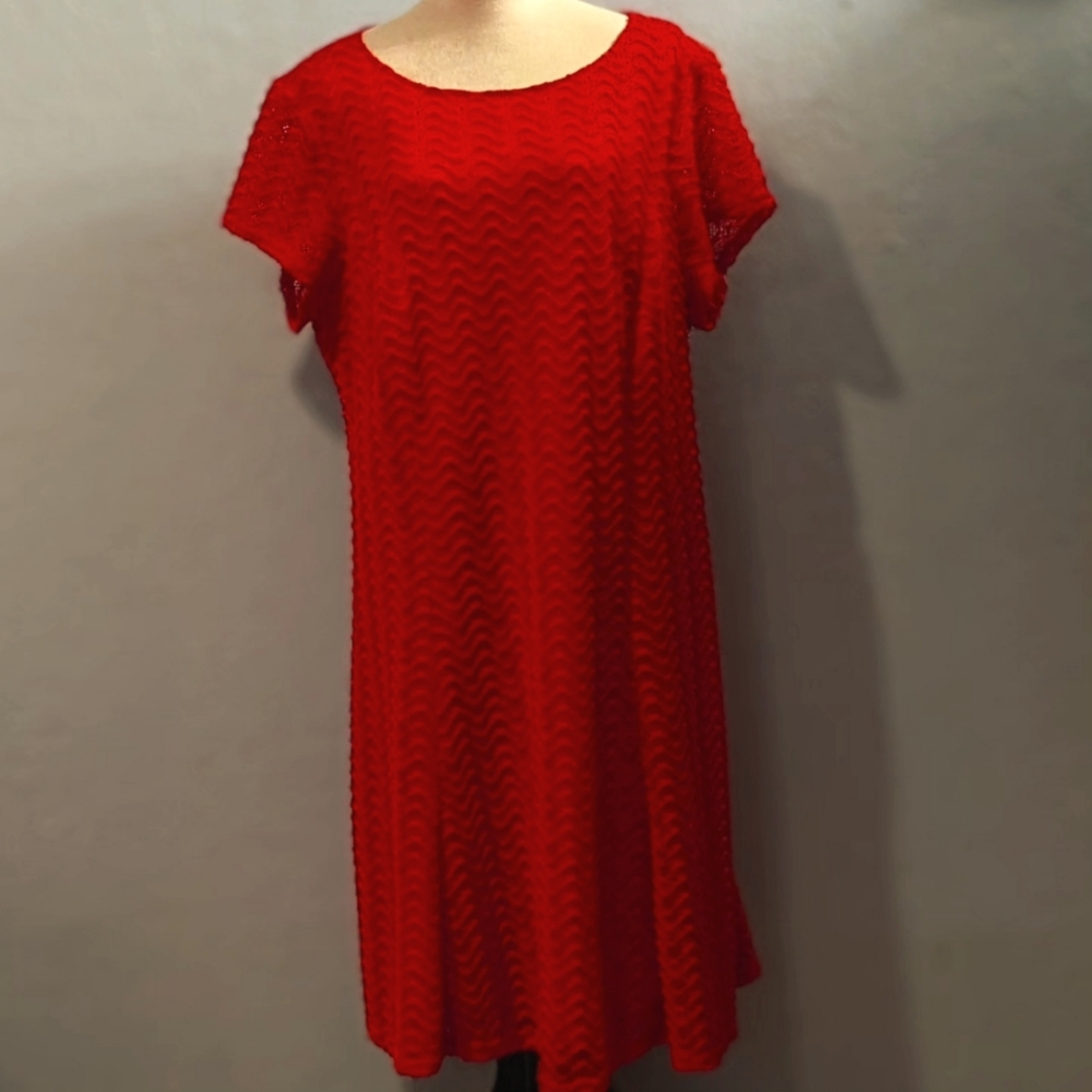 24 3X RED DRESS
